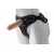 Черный пояс-трусики с двумя насадками Soft-Dolli - 16,5 и 10,5 см. - LOVETOY (А-Полимер) - купить с доставкой в Череповце