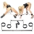 Комплект наручников и наножников с распорками Spread  em Bar and Cuff Set - Pipedream - купить с доставкой в Череповце