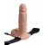 Телесный перезаряжаемый вибрострапон 7  Hollow Rechargeable Strap-on with Balls - 20,3 см. - Pipedream - купить с доставкой в Череповце