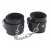Черные оковы на ноги Obey Me Leather Ankle Cuffs - Chisa - купить с доставкой в Череповце