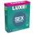 Ребристые презервативы LUXE Royal Sex Machine - 3 шт. - Luxe - купить с доставкой в Череповце