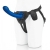 Синяя насадка Remote Control P-Spot G-Spot с черными трусиками - 20 см. - Pegasus - купить с доставкой в Череповце
