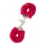 Металлические наручники с красной меховой опушкой METAL HANDCUFF WITH PLUSH RED - Dream Toys - купить с доставкой в Череповце