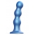Голубая насадка Strap-On-Me Dildo Plug Balls size S - Strap-on-me - купить с доставкой в Череповце