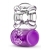 Фиолетовое эрекционное виброкольцо Pleaser Rechargeable C-Ring - Blush Novelties - в Череповце купить с доставкой