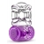 Фиолетовое эрекционное виброкольцо One Night Stand Vibrating C-Ring - Blush Novelties - в Череповце купить с доставкой