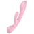 Розовый двусторонний вибратор-кролик Triple Oh - Satisfyer