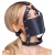 Черный намордник с кляпом-шаром Head Harness With A Gag - Orion - купить с доставкой в Череповце