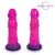 Розовый рельефный фантазийный фаллоимитатор - 20 см. - Bior toys - купить с доставкой в Череповце