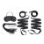 Эротический набор 4PC Bondage Bed Strap   Flogger Kit - Lux Fetish - купить с доставкой в Череповце