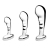 Набор из 3 стальных стимуляторов простаты Stainless Steel P-spot Training Set - b-Vibe - в Череповце купить с доставкой