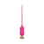 Розовый тонкий стимулятор Nipple Vibrator - 23 см. - I-MOON - купить с доставкой в Череповце