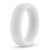 Белое люминесцентное эрекционное кольцо Silicone Glo Cock Ring - Blush Novelties - в Череповце купить с доставкой