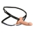 Телесный полый страпон 2  Erection 28X Smooth Vibrating Silicone Penis Sheath - 16 см. - XR Brands - купить с доставкой в Череповце