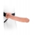 Фаллопротез телесного цвета Hollow Strap-On - 29 см. - Pipedream - купить с доставкой в Череповце