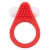 Красное эрекционное кольцо LIT-UP SILICONE STIMU RING 1 RED - Dream Toys - в Череповце купить с доставкой