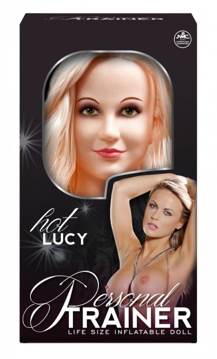 Надувная кукла с вибрацией и 2 любовными отверстиями Hot Lucy Lifesize Love Doll - NMC - в Череповце купить с доставкой