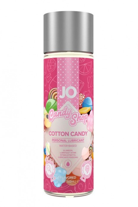 Смазка на водной основе Candy Shop Cotton Candy с ароматом сладкой ваты - 60 мл. - System JO - купить с доставкой в Череповце