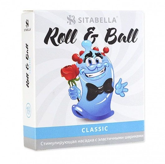 стимулирующий презерватив-насадка Roll   Ball Classic - Sitabella - купить с доставкой в Череповце