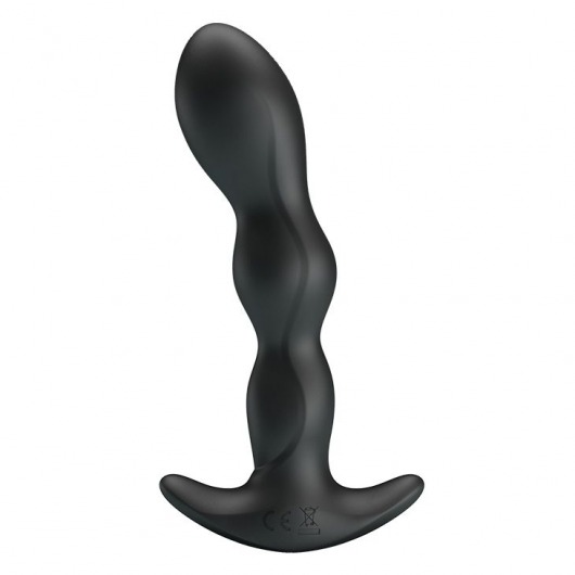 Черный анальный стимулятор простаты с вибрацией Special Anal Massager - 14,5 см. - Baile - в Череповце купить с доставкой
