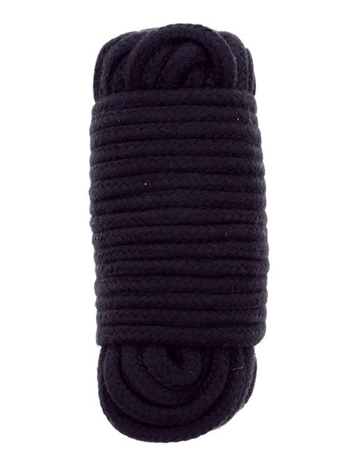 Черная веревка для связывания BONDX LOVE ROPE - 10 м. - Dream Toys - купить с доставкой в Череповце