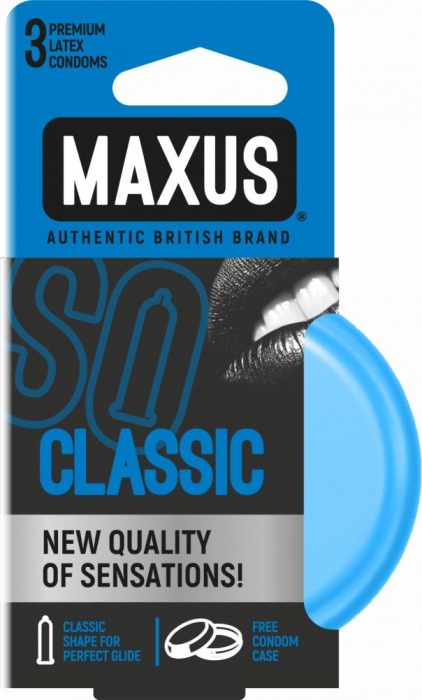 Классические презервативы в железном кейсе MAXUS Classic - 3 шт. - Maxus - купить с доставкой в Череповце