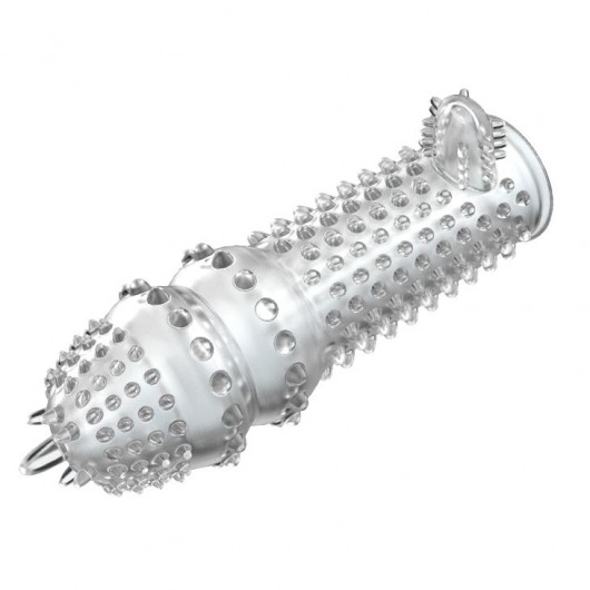 Закрытая прозрачная насадка Crystal sleeve - 14,2 см. - Erowoman-Eroman - в Череповце купить с доставкой