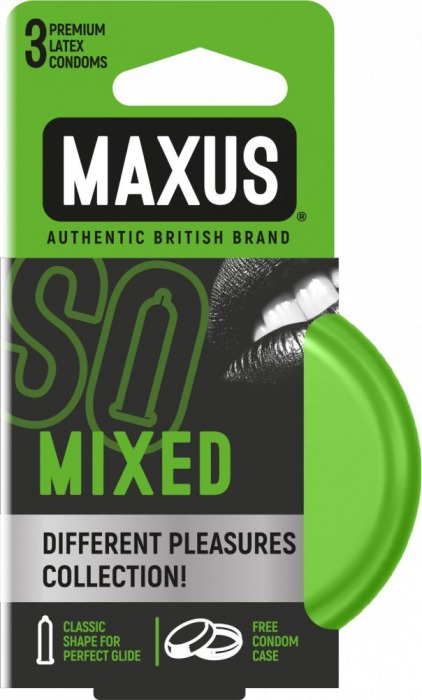 Презервативы в железном кейсе MAXUS Mixed - 3 шт. - Maxus - купить с доставкой в Череповце