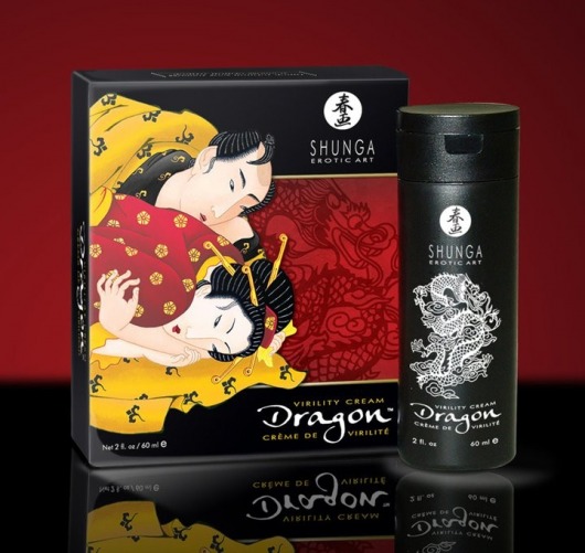 Интимный мужской крем  Дракон - Shunga - купить с доставкой в Череповце