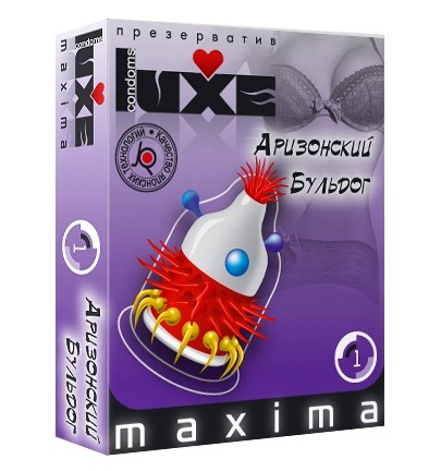 Презерватив LUXE Maxima  Аризонский Бульдог  - 1 шт. - Luxe - купить с доставкой в Череповце