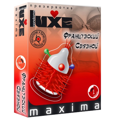 Презерватив LUXE Maxima  Французский связной  - 1 шт. - Luxe - купить с доставкой в Череповце