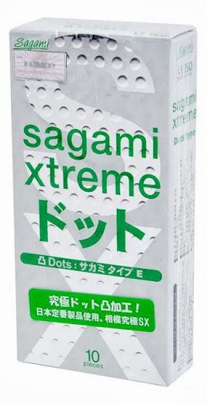 Презервативы Sagami Xtreme Type-E с точками - 10 шт. - Sagami - купить с доставкой в Череповце