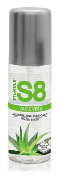 Лубрикант на водной основе S8 Aloe Vera Lube - 125 мл. - Stimul8 - купить с доставкой в Череповце