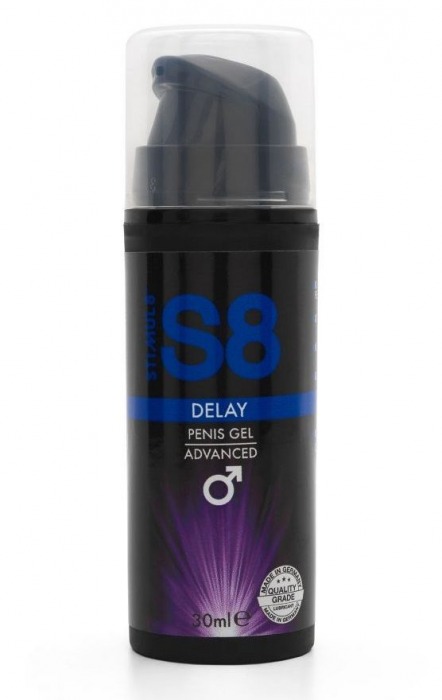 Пролонгирующий гель для мужчин S8 Delay Gel - 30 мл. - Stimul8 - купить с доставкой в Череповце