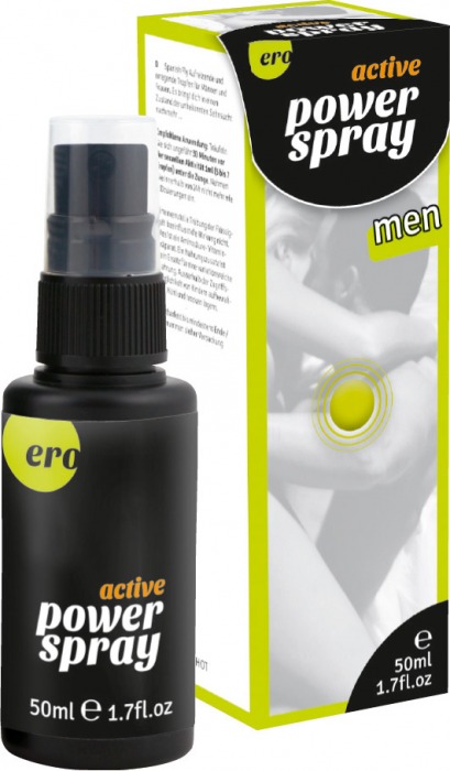Стимулирующий спрей для мужчин Active Power Spray - 50 мл. - Ero - купить с доставкой в Череповце