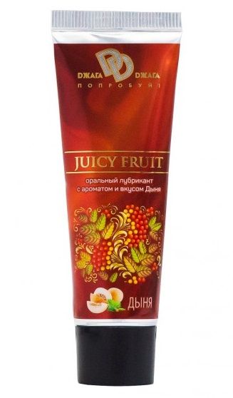 Интимный съедобный лубрикант JUICY FRUIT с ароматом дыни - 30 мл. - БиоМед - купить с доставкой в Череповце