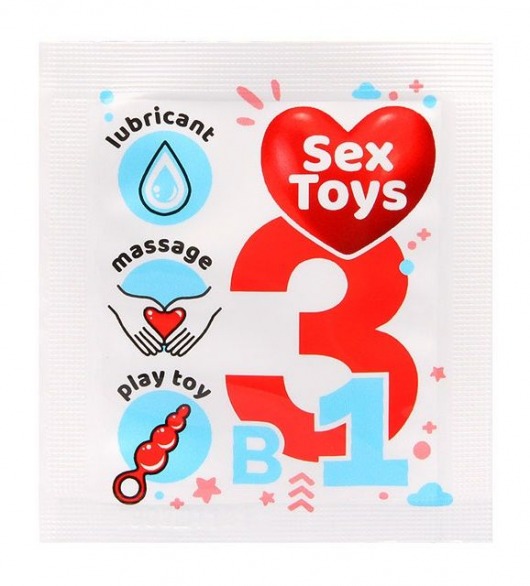 Гель-лубрикант на водной основе Sex Toys - 4 гр. - Биоритм - купить с доставкой в Череповце