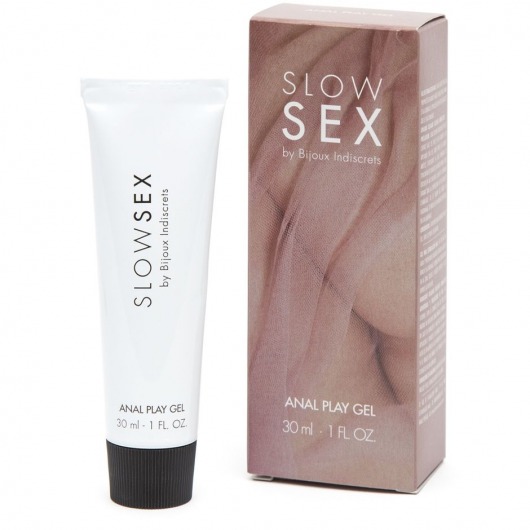 Лубрикант на водной основе Slow Sex Anal Play Gel - 30 мл. - Bijoux Indiscrets - купить с доставкой в Череповце