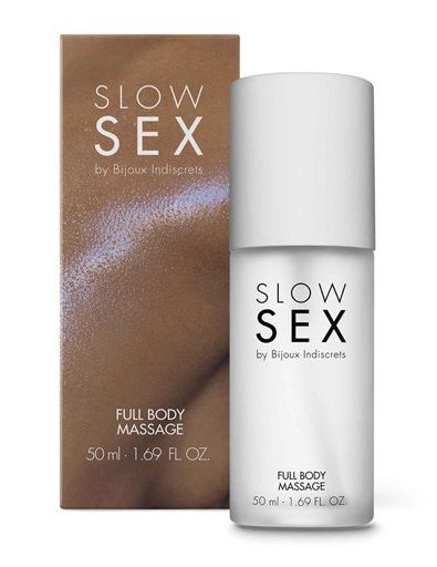 Массажный гель Slow Sex Full Body Massage - 50 мл. - Bijoux Indiscrets - купить с доставкой в Череповце