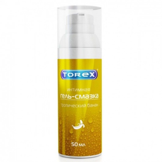 Гель-смазка на водной основе Torex  Тропический банан  - 50 мл. - Torex - купить с доставкой в Череповце
