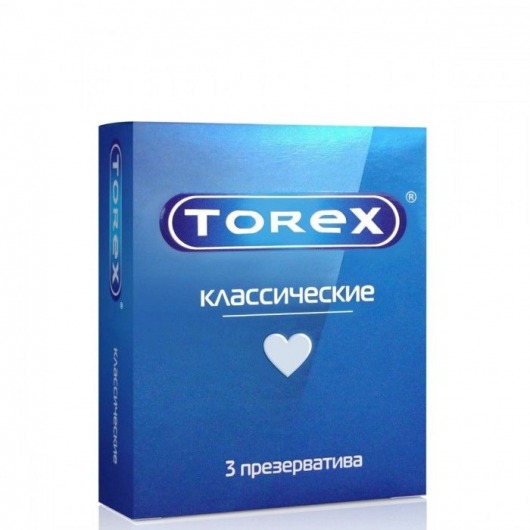 Гладкие презервативы Torex  Классические  - 3 шт. - Torex - купить с доставкой в Череповце