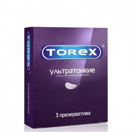 Презервативы Torex  Ультратонкие  - 3 шт. - Torex - купить с доставкой в Череповце