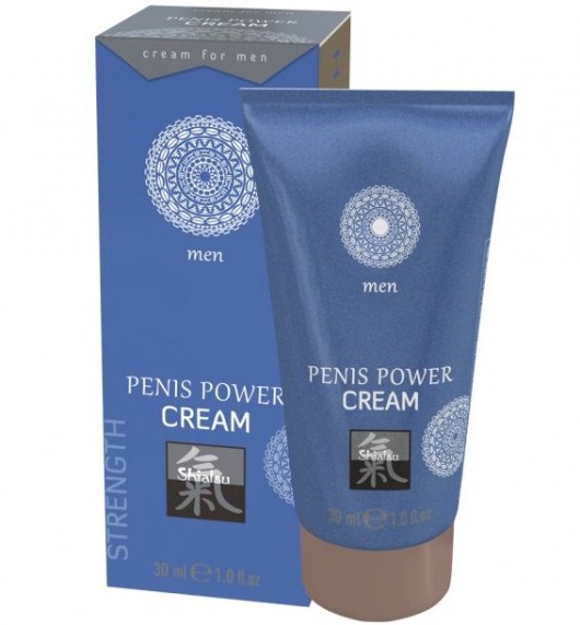 Возбуждающий крем для мужчин Penis Power Cream - 30 мл. - Shiatsu - купить с доставкой в Череповце
