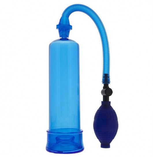 Синяя вакуумная помпа MENZSTUFF PENIS ENLARGER - Dream Toys - в Череповце купить с доставкой