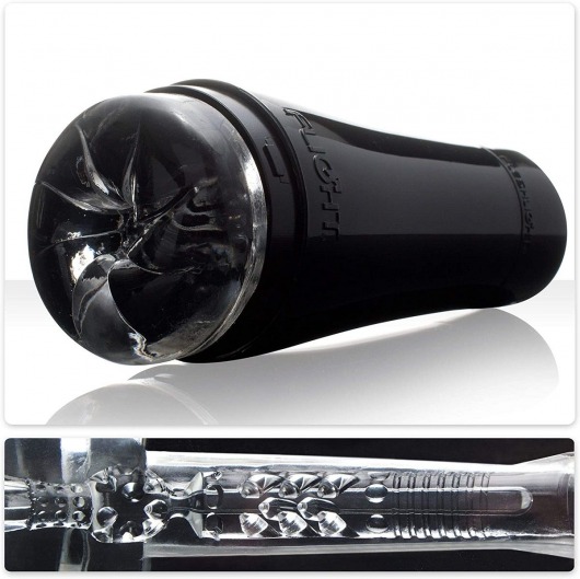 Черный мастурбатор-анус Fleshlight - Flight Pilot - Fleshlight - в Череповце купить с доставкой