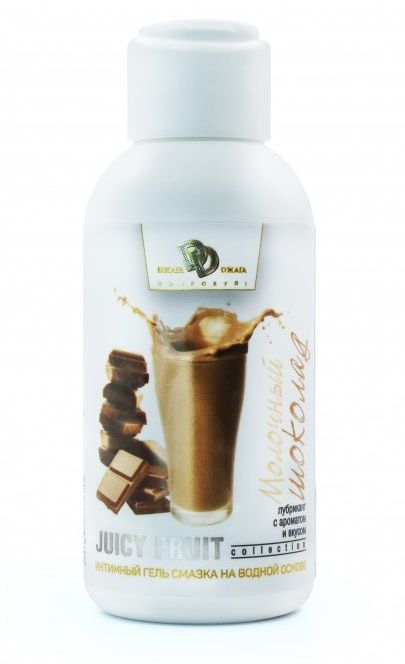 Интимный гель-смазка JUICY FRUIT с ароматом молочного шоколада - 100 мл. - БиоМед - купить с доставкой в Череповце