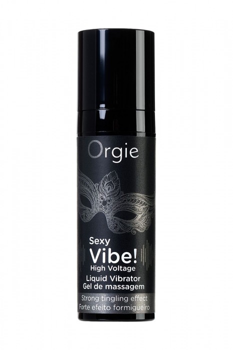 Гель для массажа ORGIE Sexy Vibe High Voltage с эффектом вибрации - 15 мл. - ORGIE - купить с доставкой в Череповце