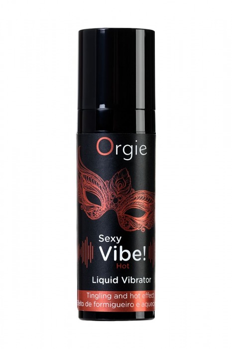 Разогревающий гель для массажа ORGIE Sexy Vibe Hot с эффектом вибрации - 15 мл. - ORGIE - купить с доставкой в Череповце