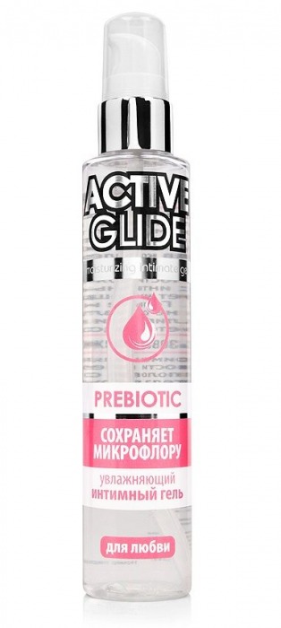 Увлажняющий интимный гель Active Glide Prebiotic - 100 гр. - Биоритм - купить с доставкой в Череповце