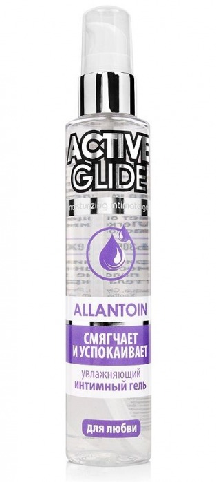 Увлажняющий интимный гель Active Glide Allantoin - 100 гр. - Биоритм - купить с доставкой в Череповце